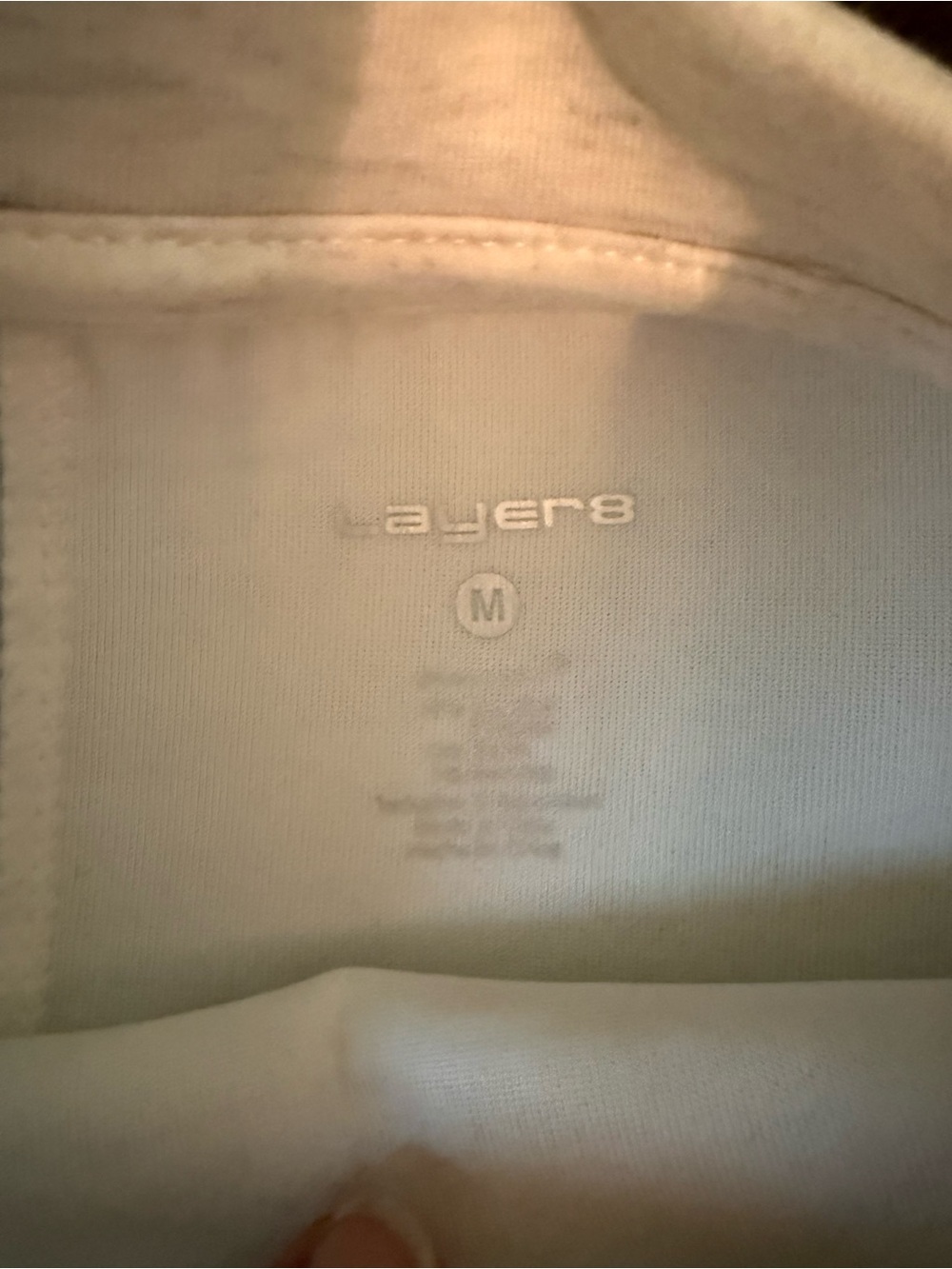 Layer 8 Women's Crewneck Sweatshirt in Light Heather Gray - Picture 2 of 2